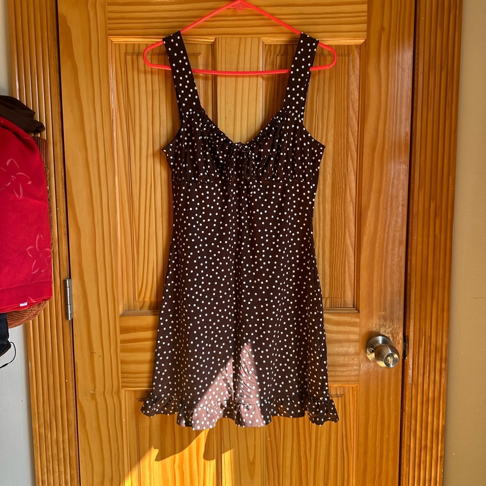 Reformation knit mini dress